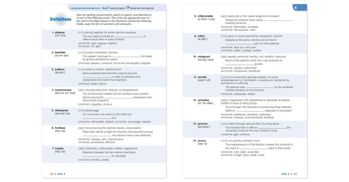 Vocabulary workshop unit 12 level c answers