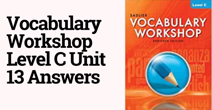 Unit 5 vocabulary workshop level c answers