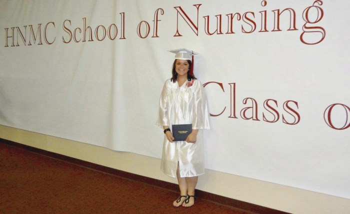 Sarah is a nursing graduate of 5 years