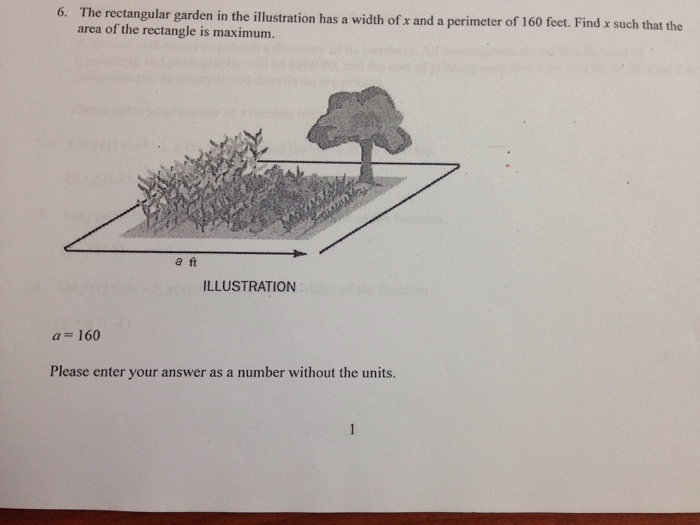 The perimeter of a rectangular garden is 43.8