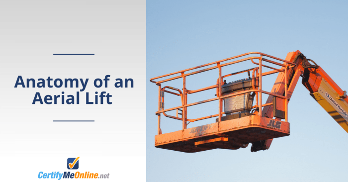 Aerial lift training test questions and answers