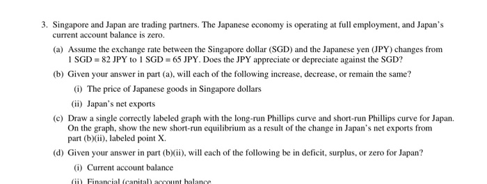 Singapore and japan are trading partners frq